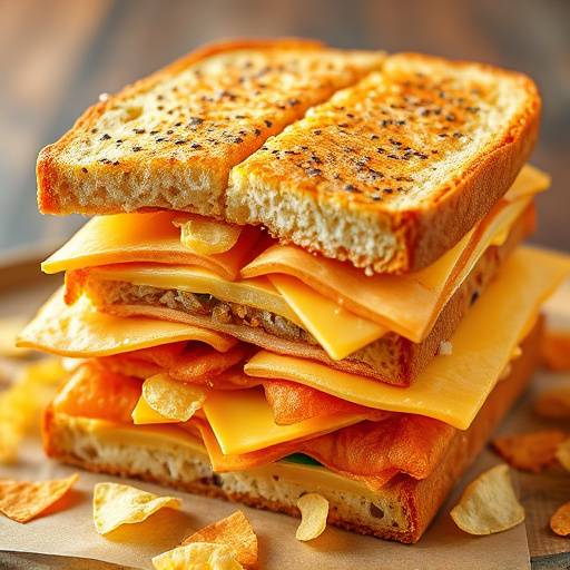 A kota, a quarter loaf of bread filled with layers of fillings like chips, cheese, polony, and egg.