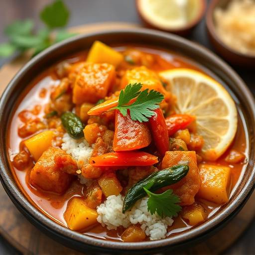 Cape Malay Curry, a fragrant curry dish with influences from Malay cuisine