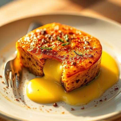 Delicious Bobotie, a spiced minced meat dish with an egg custard topping