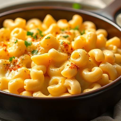 Macaroni Cheese, a creamy and cheesy macaroni dish